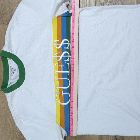 Guess x ASAP Rocky Green Ringer T-Shirt Men's size Medium - Picture 8 of 11